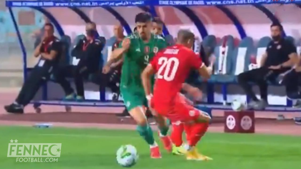 Le petit pont sublime de Bounedjah contre la Tunisie (Vidéo)