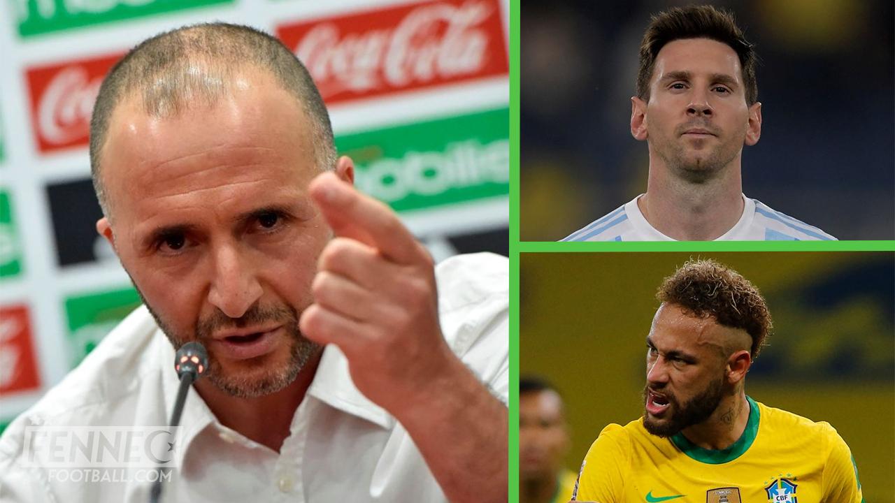 Des matchs amicaux contre l'Argentine et le Brésil ? Belmadi répond
