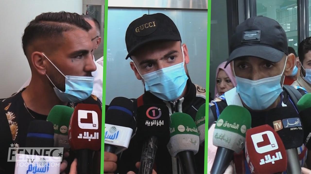 EN: Déclarations de Doukha, Abdellaoui et Delort à l'aéroport (Vidéo)