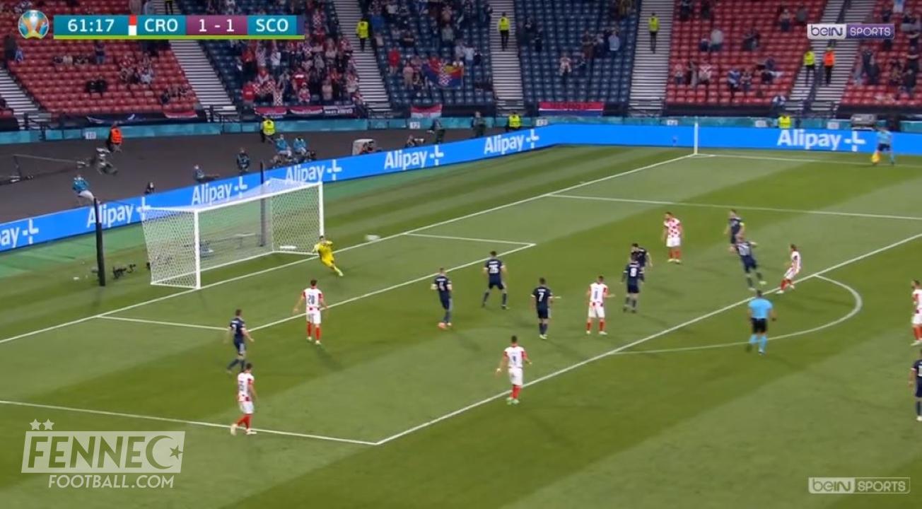Euro 2020 : Le but magique de Modric pleine lucarne de l'extérieur du pied ! (Vidéo)