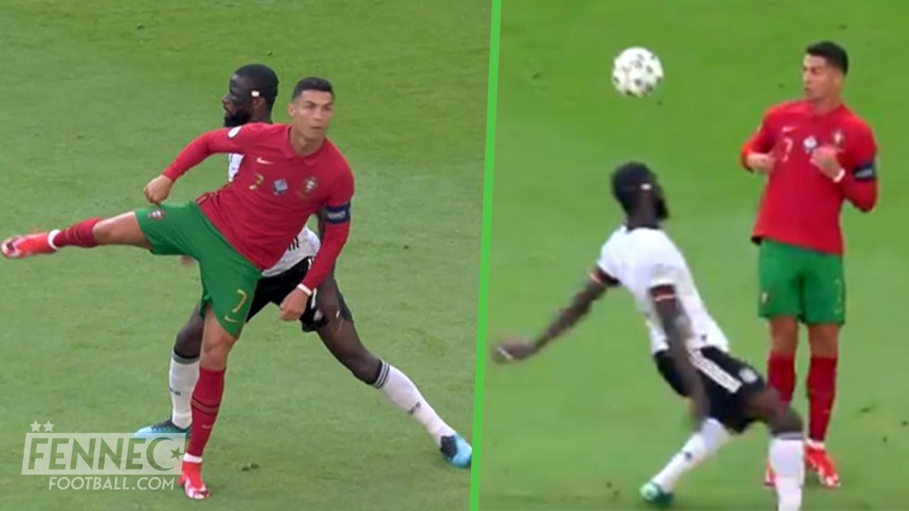 EURO 2020 / Portugal Allemagne: Ronaldo humilie Rudiger ! (Vidéo)
