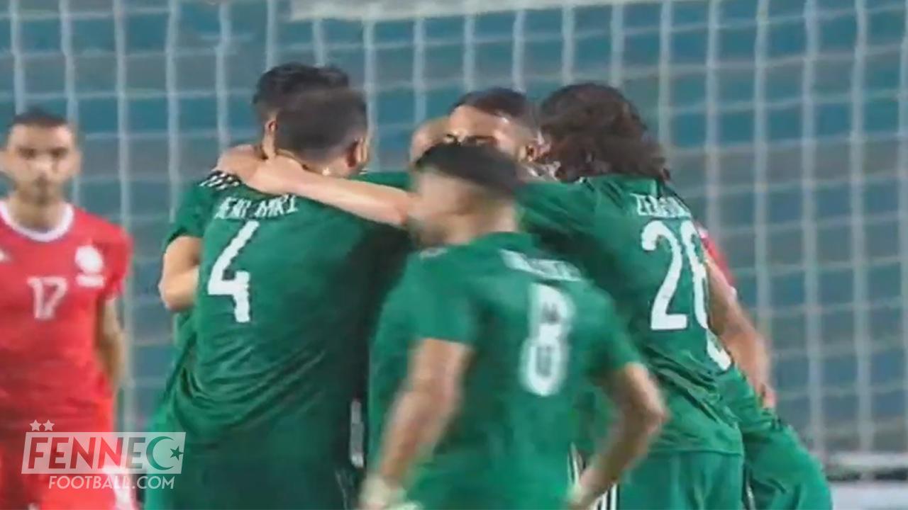 Tunisie Algérie (2-0): Les buts de Bounedjah et Mahrez (Vidéo)