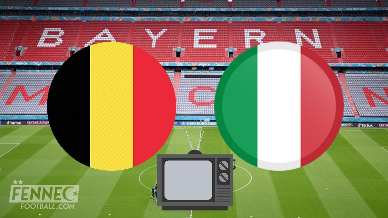 Belgique Italie: Heure et chaines de diffusion