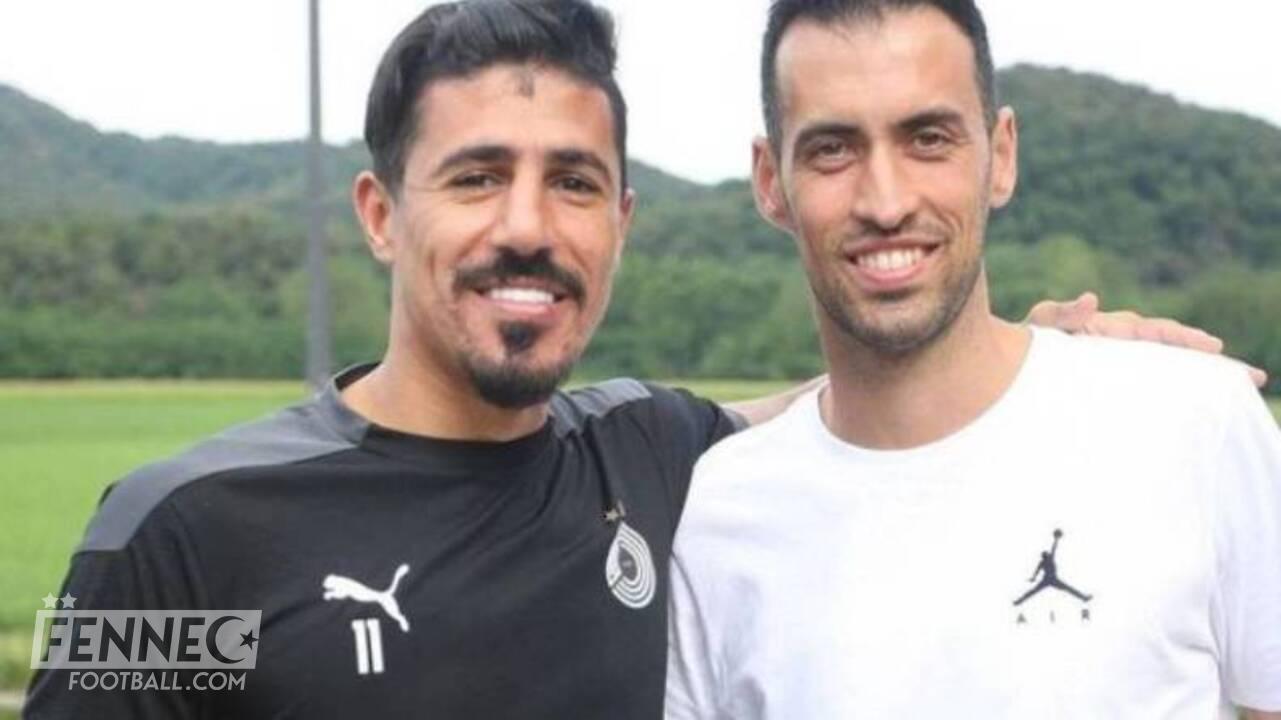 L'incroyable doublé de Bounedjah sous les yeux du capitaine du Barça