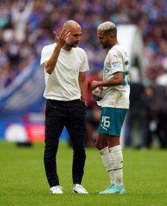 Riyad Mahrez Pep Guardiola