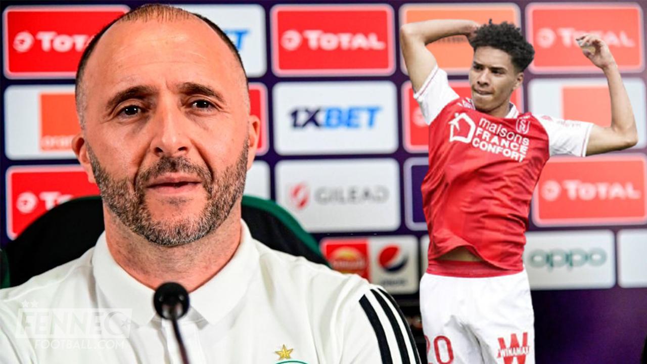 Equipe d'Algérie : Belmadi évoque la pépite de Reims Ilan Kebbal