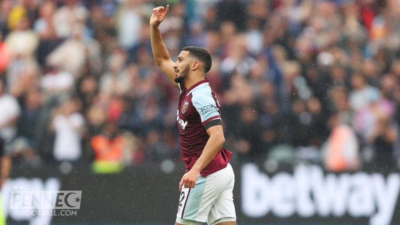 Buteur, Benrahma a fait mal à Manchester United (Vidéo)