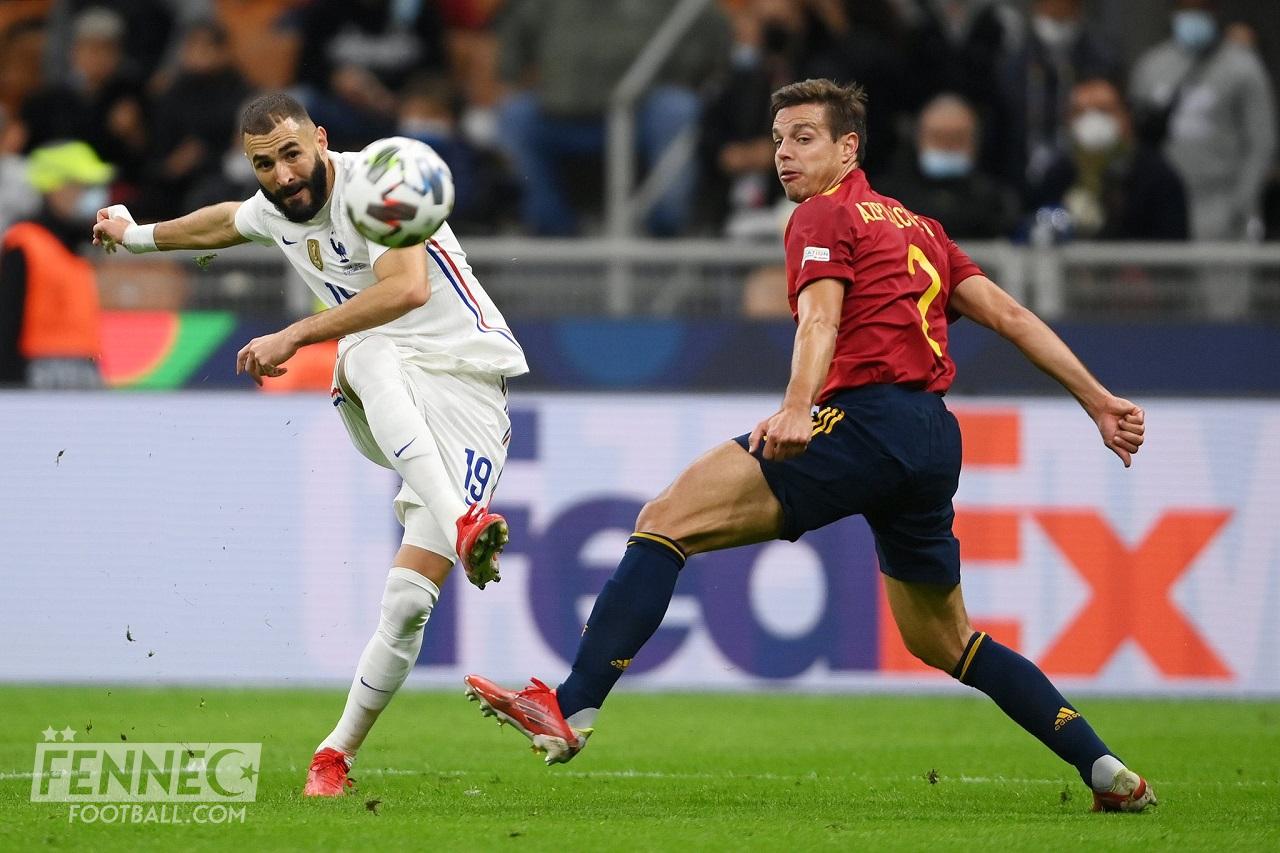 Lucarne sensationnelle de Karim Benzema face à l'Espagne en Finale de Ligue des Nations ! (Vidéo)