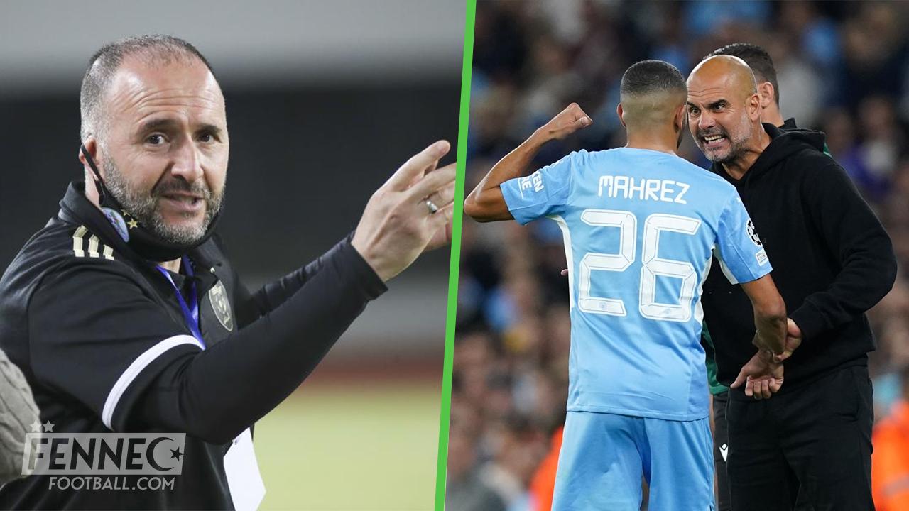 Djamel Belmadi monte au créneau sur la gestion réservée à Mahrez par Guardiola