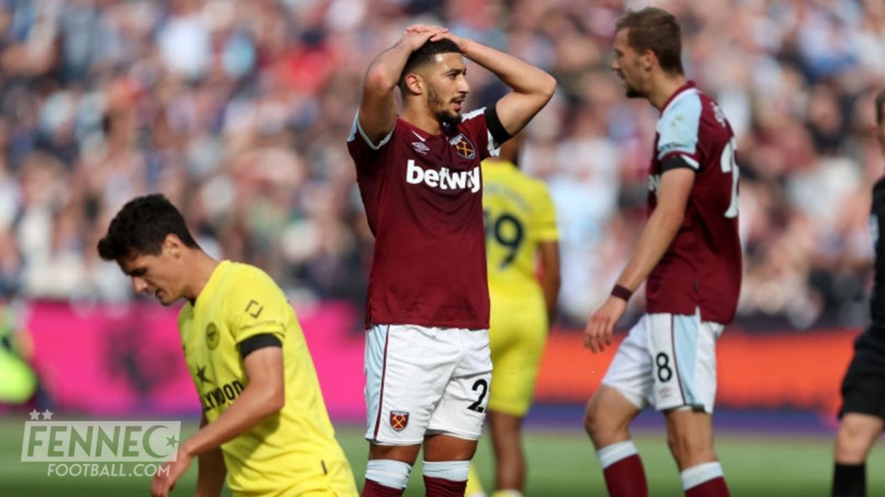 West Ham : Agacement général à cause de Benrahma !