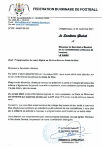 Equipe d'Algérie Burkina Faso