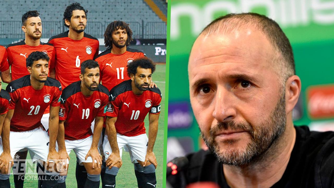 Qualifications Coupe du Monde 2022 : Un choc Algérie Egypte lors des barrages ? Belmadi réagit