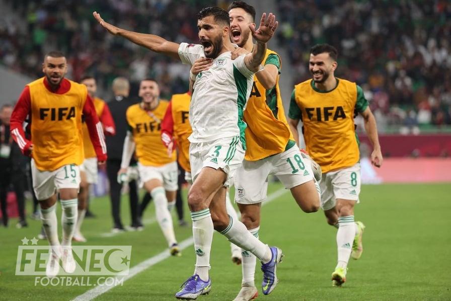 Coupe Arabe / Algérie - Qatar : un penalty de Belaili à la 90 +16 eme minute et un but sublime de Benlamri propulsent les verts en finale (Vidéo)