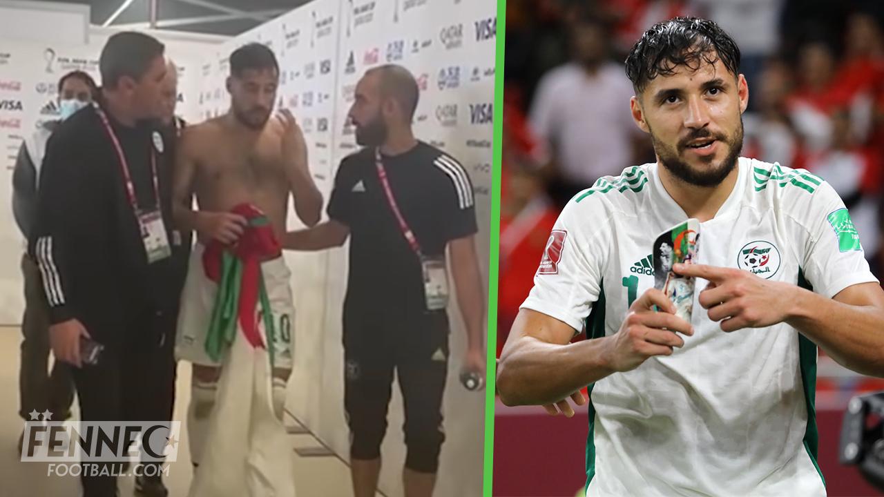Maroc Algérie : Terrible nouvelle ! Belaili quitte le stade dans un horrible état (Vidéo)