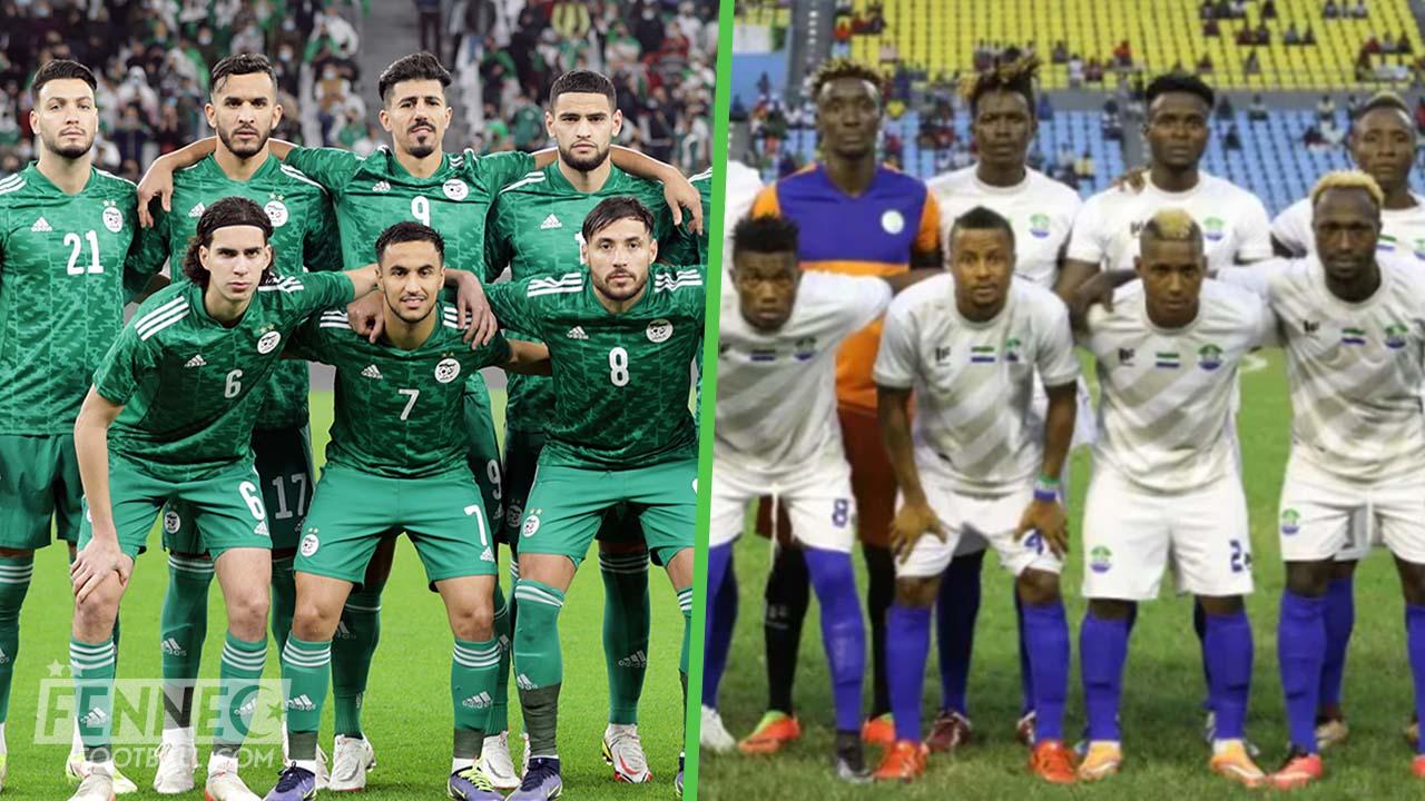Algérie Sierra Leone / CAN 2021 : Voici le probable 11 de départ de Belmadi