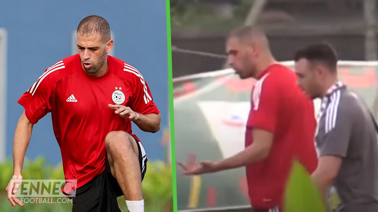 Equipe d'Algérie : Slimani quitte l'entrainement énervé ! (Vidéo)