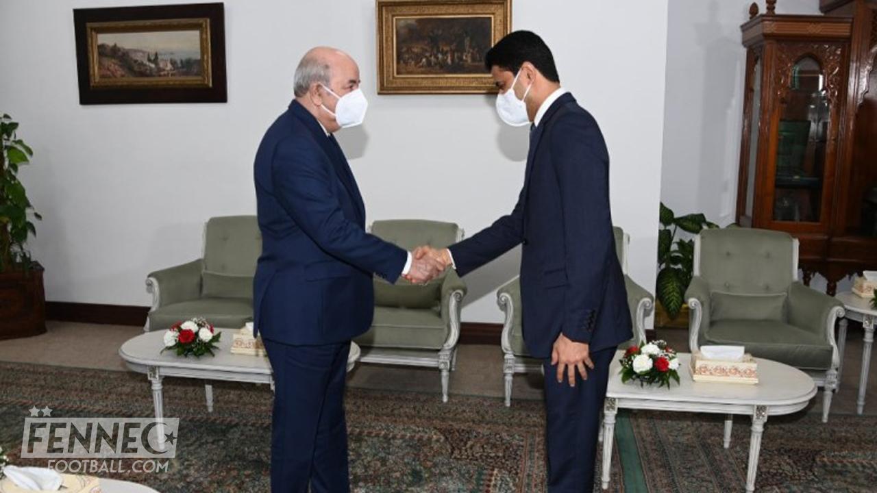 " C'est le début de ce partenariat commun avec l'Algérie ", affirme Nasser Al-Khelaïfi