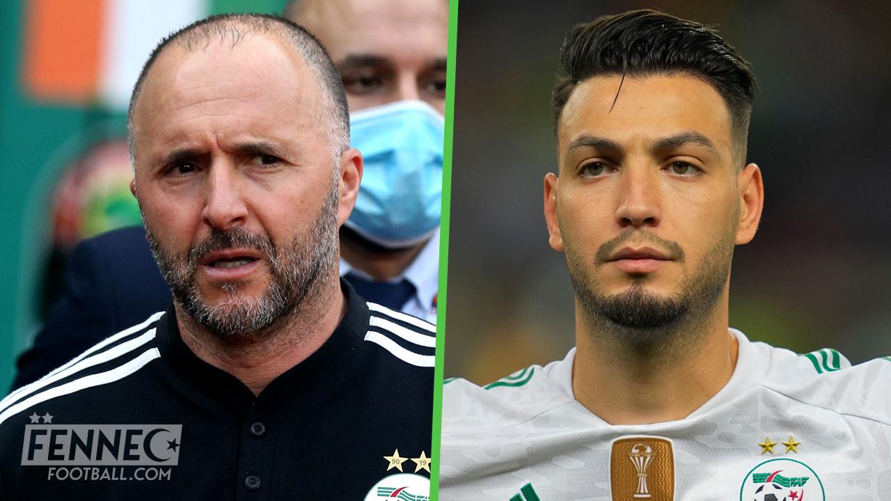 Suède Algérie : la réaction de Djamel Belmadi suite au carton rouge de Ramy Bensebaini (Vidéo)