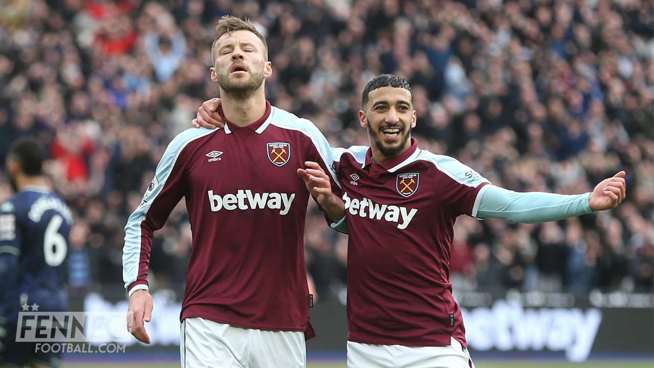 Auteur de deux passes décisives, Benrahma porte West Ham (Vidéo)