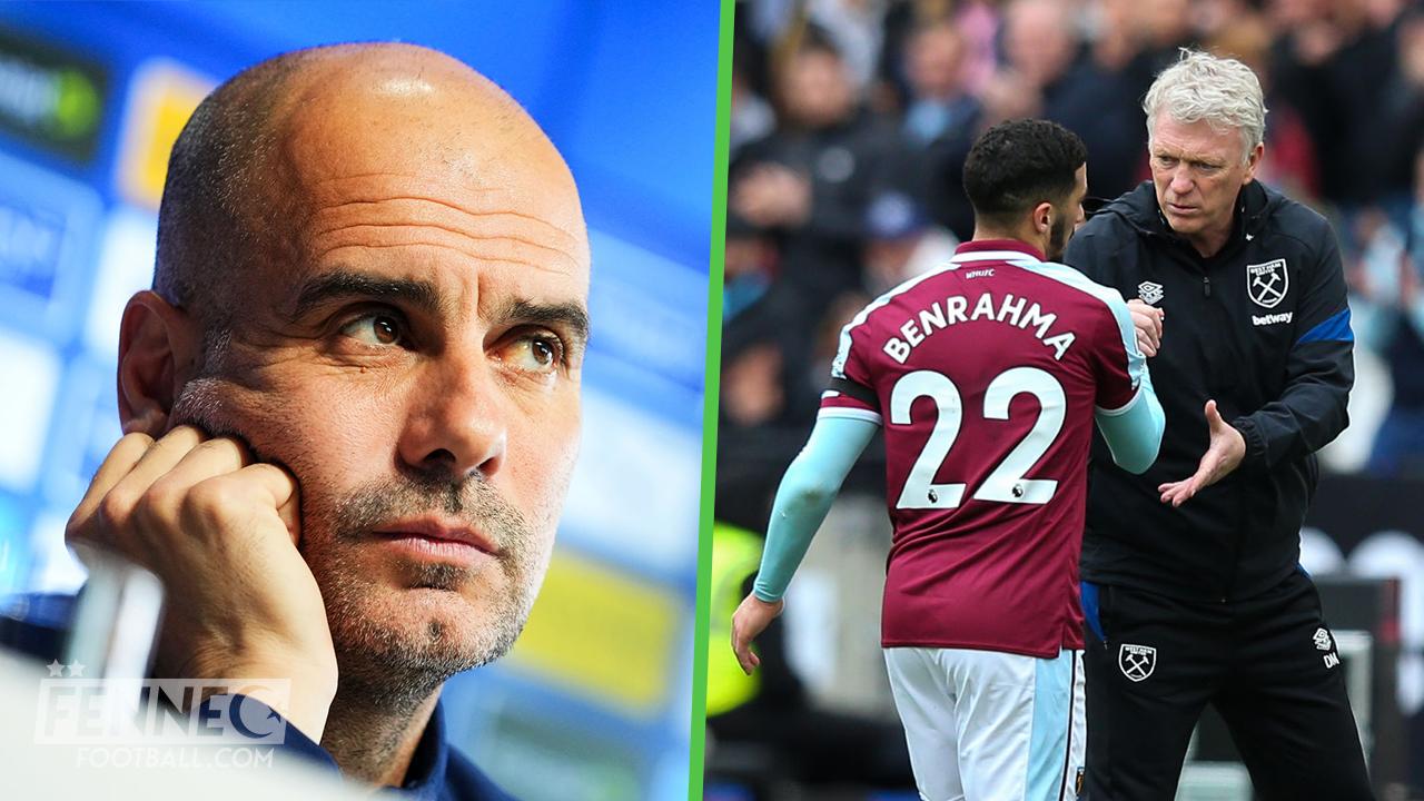 Guardiola met David Moyes dans l'embarras en encensant Benrahma !