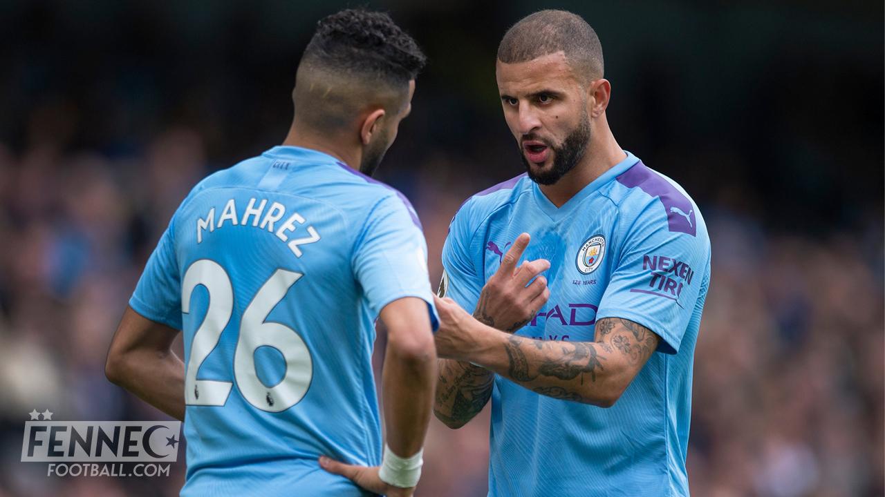 Riyad Mahrez taquine Kyle Walker et provoque l'hystérie chez Guardiola (Vidéo)