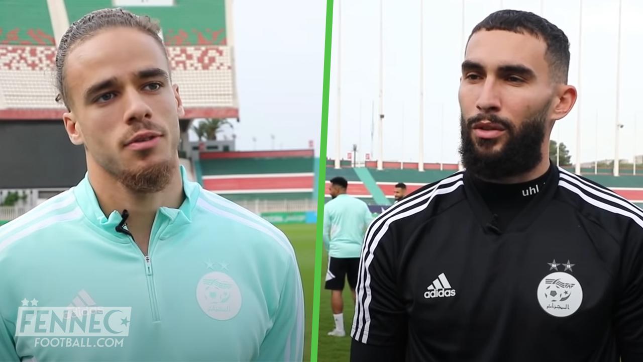 EN : Mandrea et Brahimi s'expriment avant Algérie Ouganda