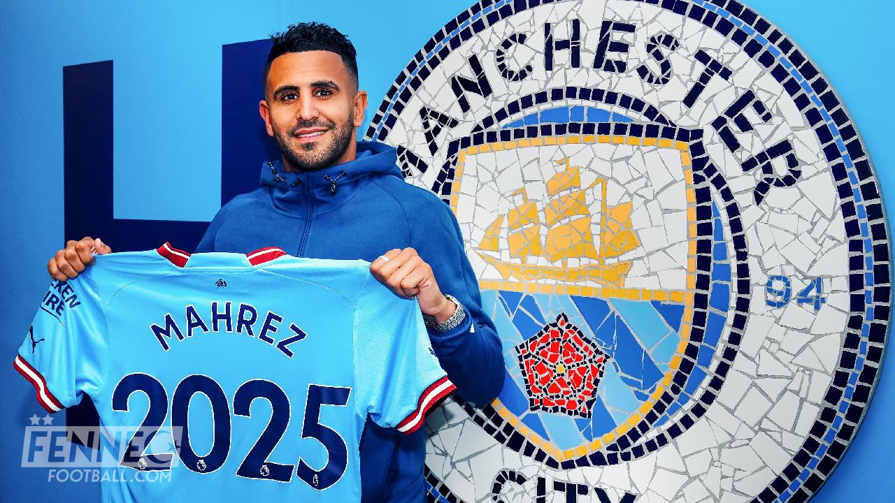 Mahrez prolonge son contrat avec Manchester City (OFFICIEL)
