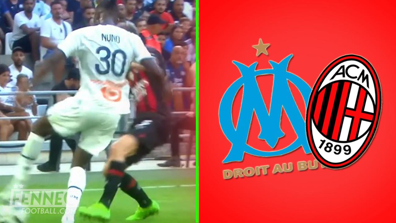OM Milan AC : un magnifique petit pont du Marseillais Nuno (Vidéo)