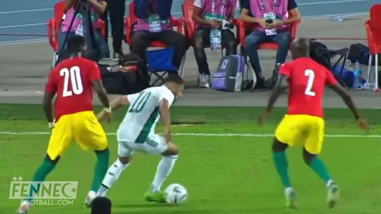 Belaili humilie un joueur de la Guinée avec un petit pont sublime (Vidéo)