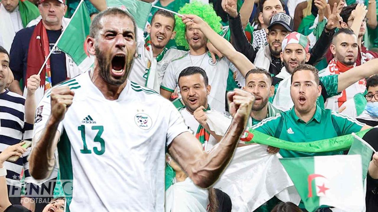 Insolite : Un supporter dessine Slimani sur son corps (Photo)