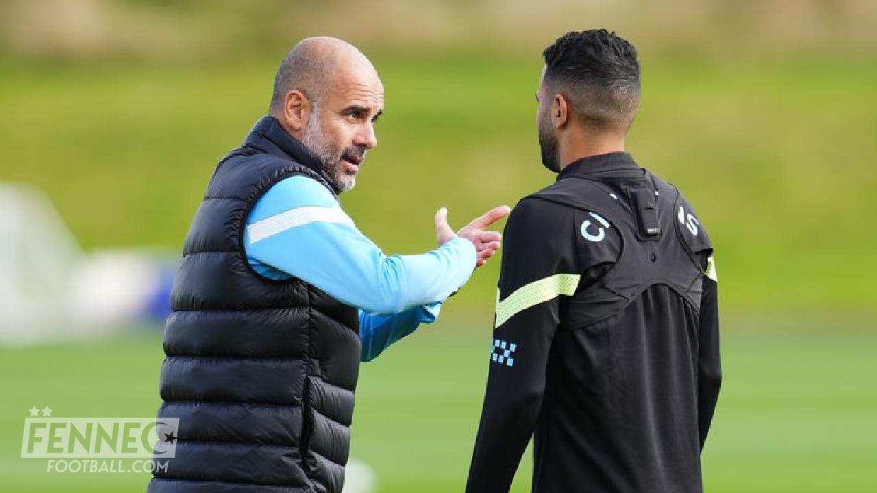 Riyad Mahrez s'en prend à un de ses coéquipiers : réaction insolite de Pep Guardiola (Vidéo)