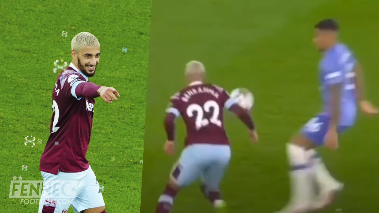Le superbe coup du sombrero de Benrahma face à Bournemouth (Vidéo)