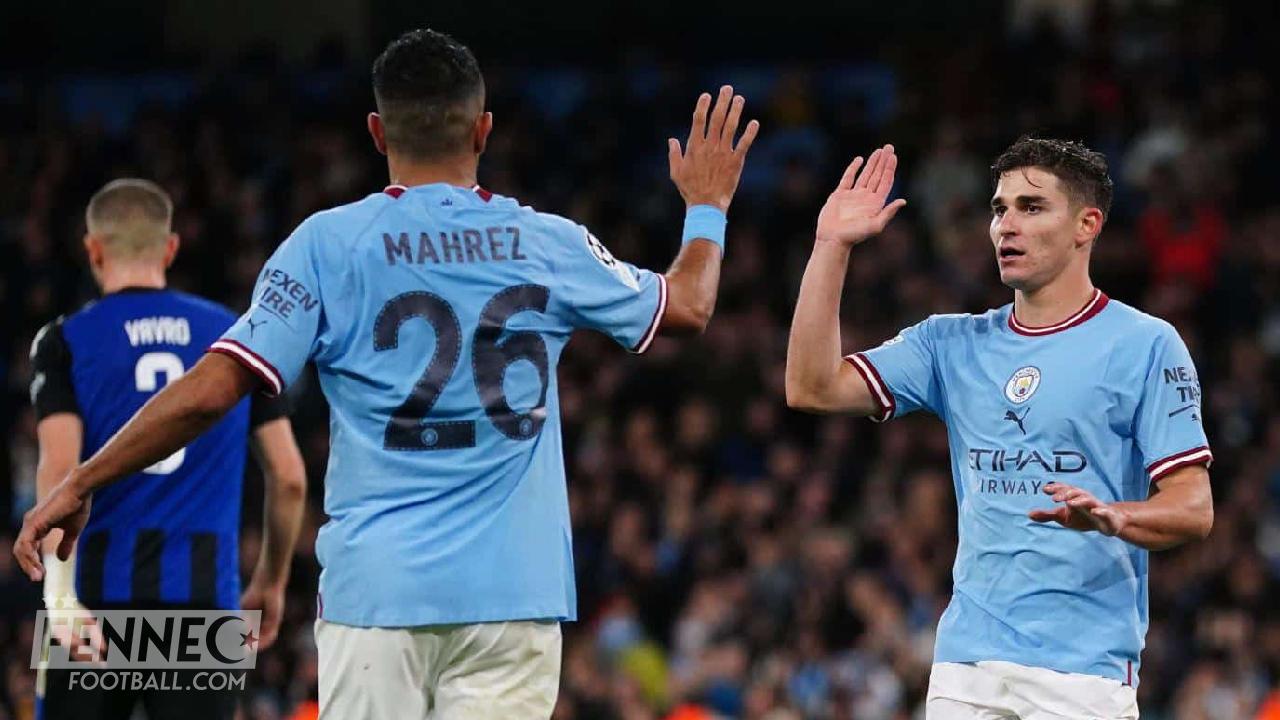 Riyad Mahrez s'emporte contre son coéquipier (Vidéo)