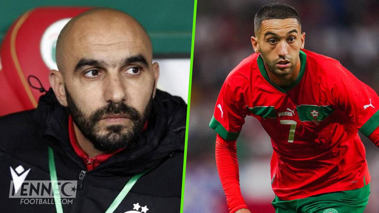 Maroc, Mondial 2022 : Hakim Ziyech met un petit pont à Regragui dans une scène délirante (Vidéo)
