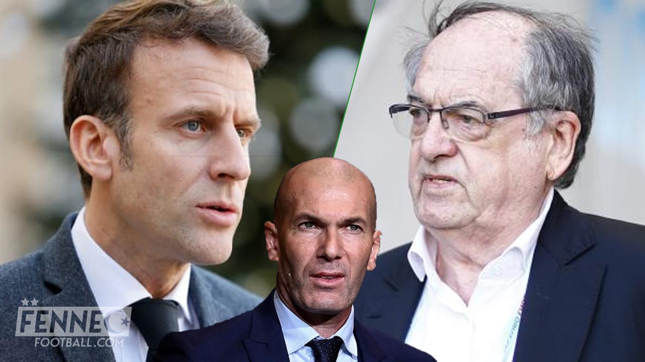 Zidane rabaissé par Le Graet : Emmanuel Macron se met de partie !