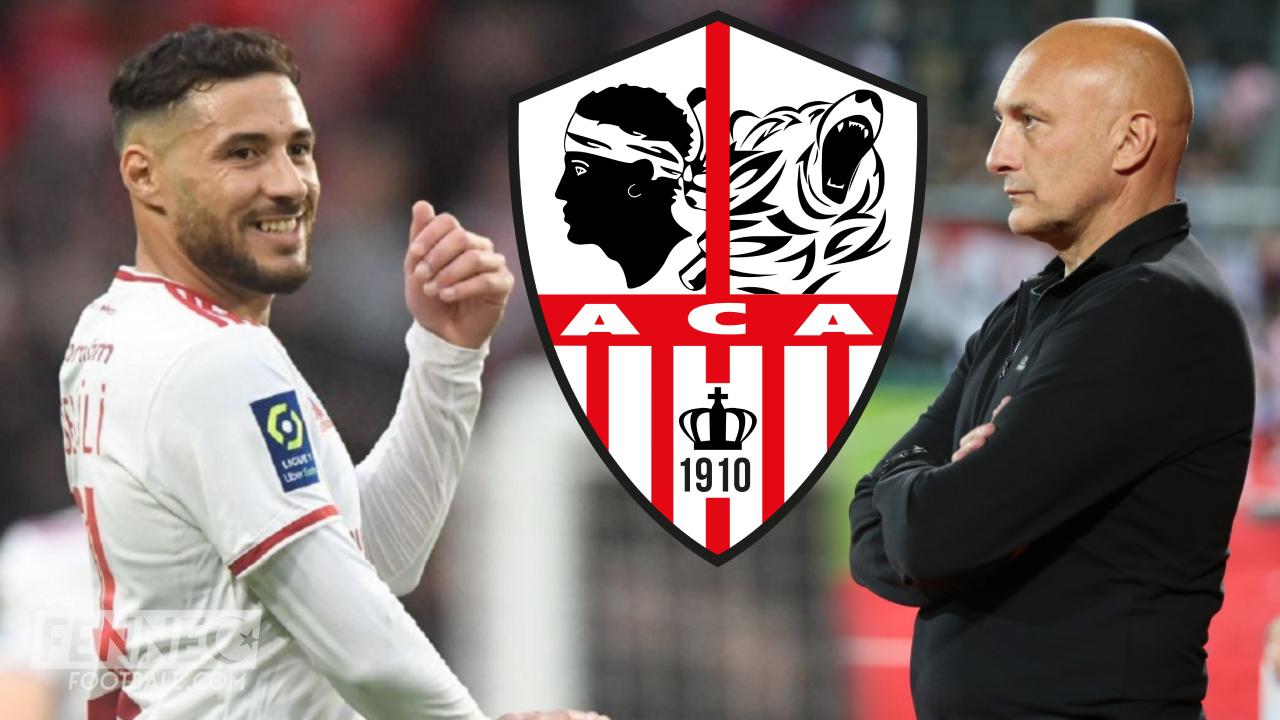 Ajaccio : la demande audacieuse de Youcef Belaili à son entraineur !