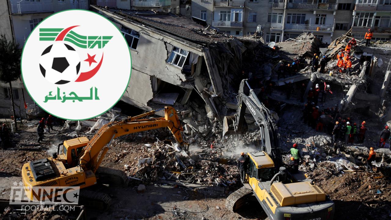 CAF, Algérie : l'hommage touchant aux victimes de la Turquie et de la Syrie (Photo)