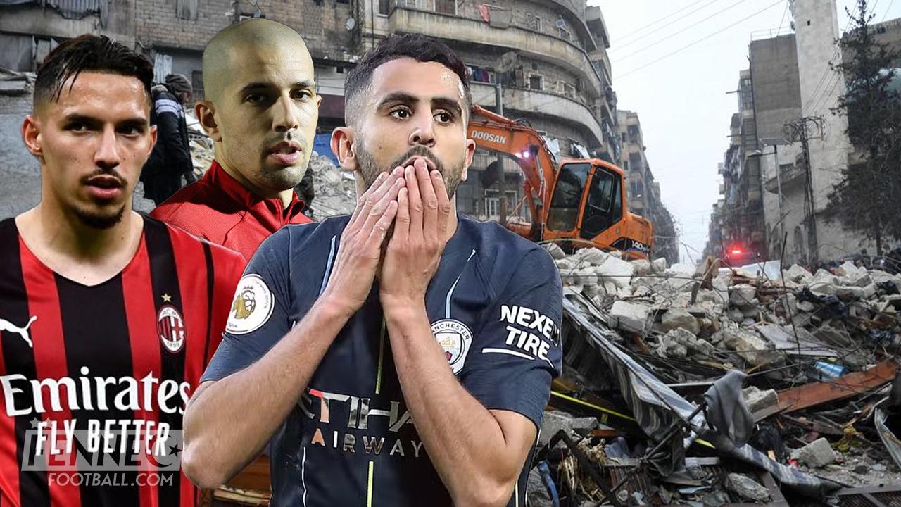 Mahrez, Feghouli, Bennacer…Les stars algériennes apportent leur soutien aux peuples turque et syrien suite au séisme meurtrier