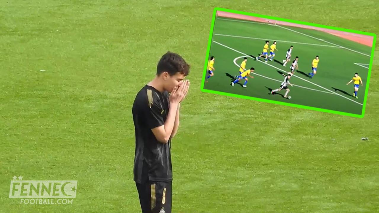 Petit pont, roulette : le jeune Moataz Bouchoucha marque un but venu d'ailleurs face à Villarreal Montréal (Vidéo)