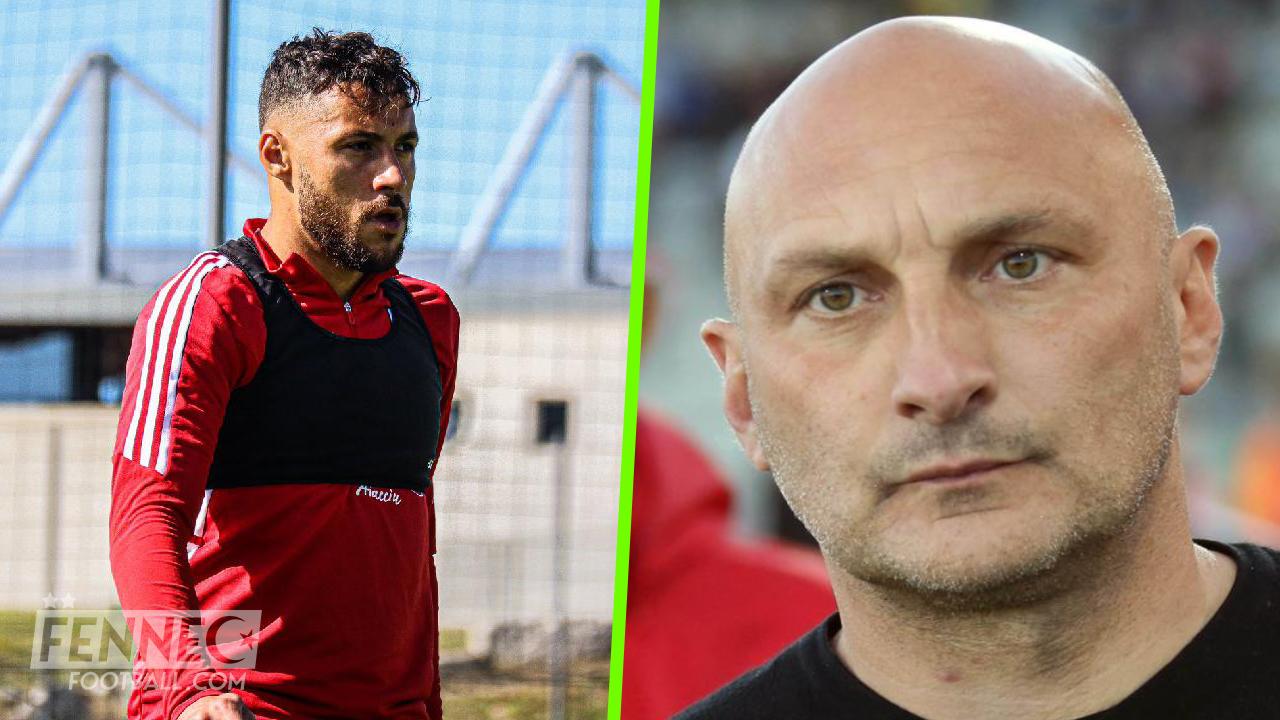 « Je suis triste » : le coach d'Ajaccio très déçu de Youcef Belaili