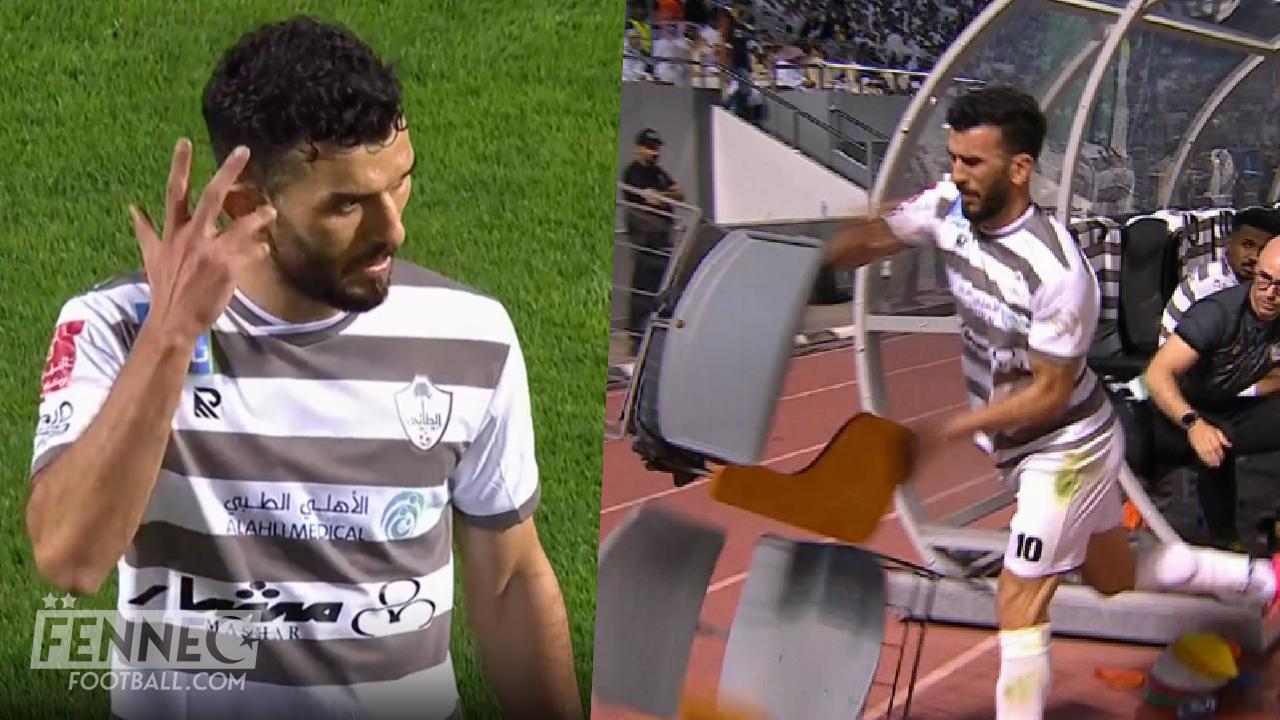 Remplacé contre Al Nassr de Ronaldo, Amir Sayoud pète un câble et humilie son entraineur ! (Vidéo)