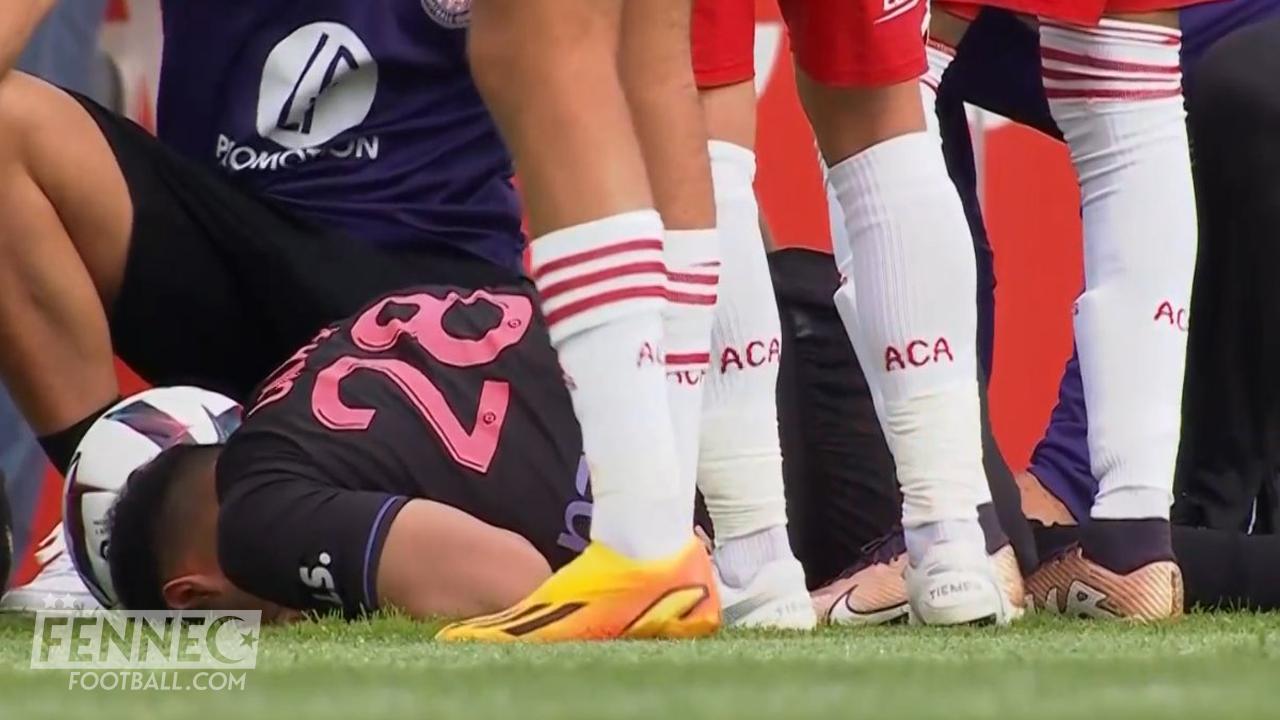 Un tacle assassin sur Farès Chaibi fait flipper les supporters (Vidéo)