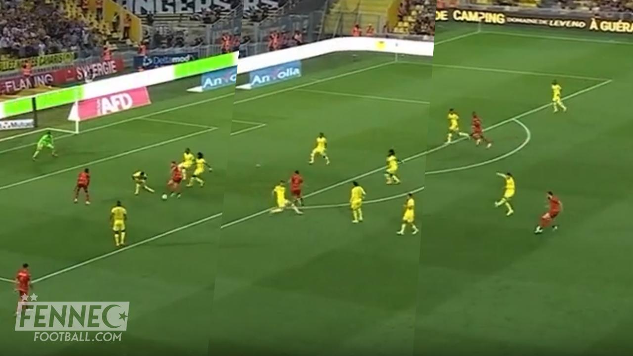 Quelle action folle de Bentaleb ! l'algérien ridiculise la défense de Nantes (Vidéo)