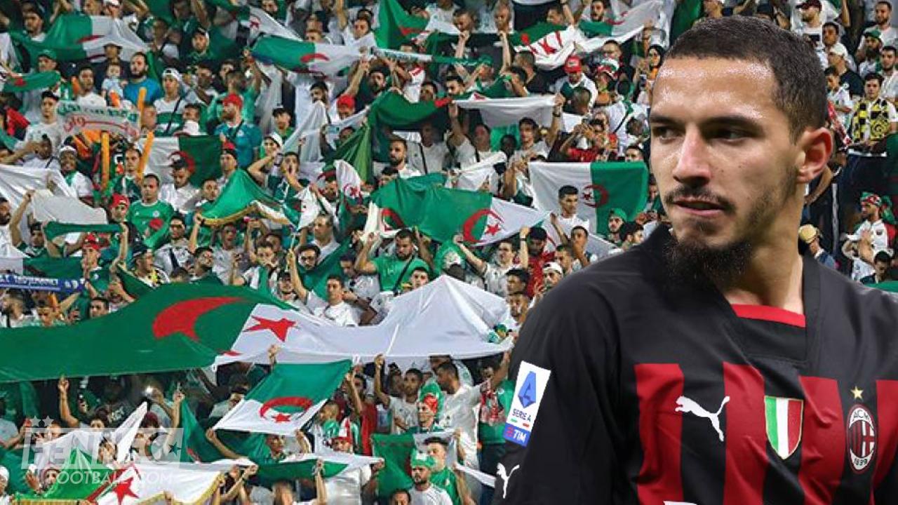 Les supporters de l'équipe d'Algérie rendent un magnifique hommage à Ismaël Bennacer (Photo)