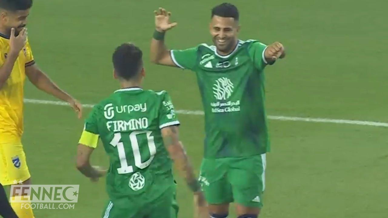 Saudi Pro League : dans une ambiance incandescente, Riyad Mahrez frappe dès son premier match en Arabie Saoudite (Vidéo)