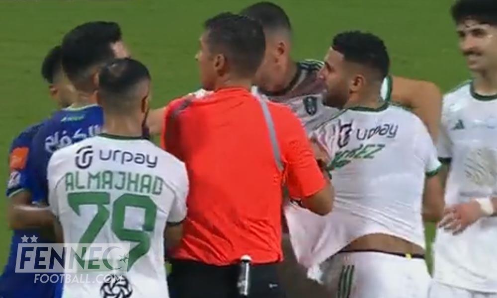 Al Fateh-Al Ahli : un petit pont de Mahrez vire en bagarre (Vidéo)