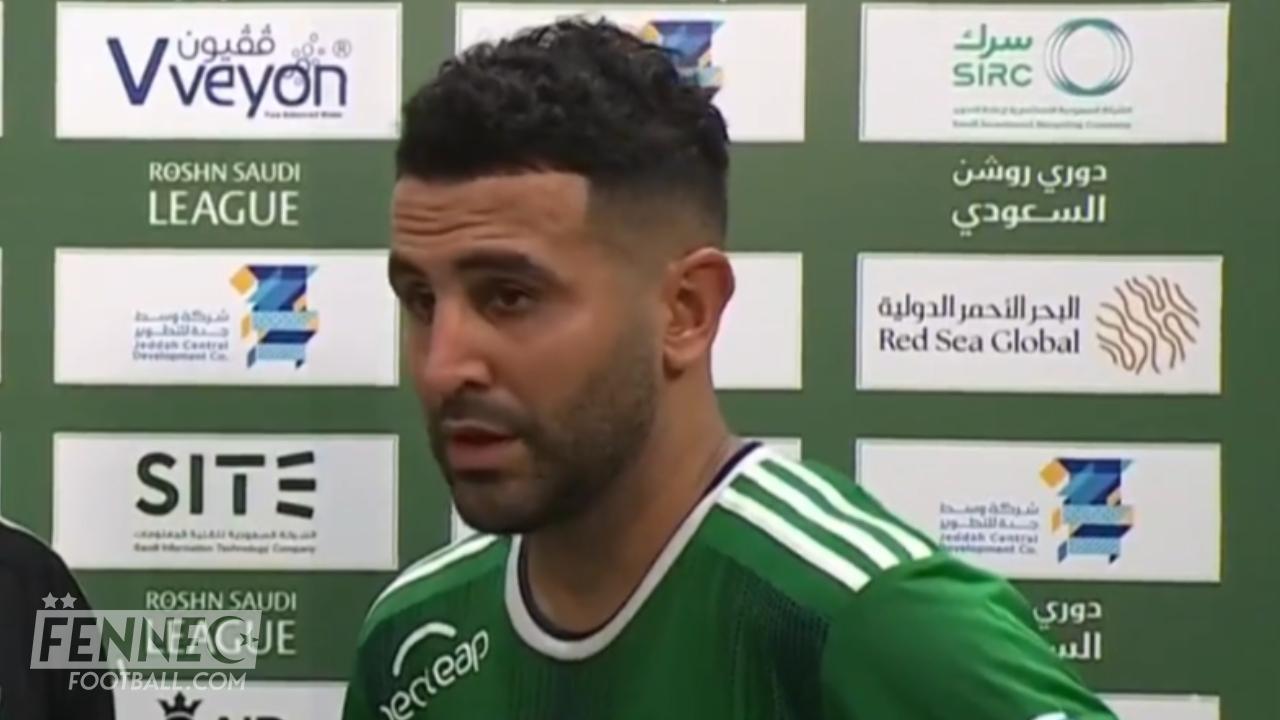 Mahrez : " Hier j'étais à l'hôpital, mais j'essaye de tout donner pour le club "