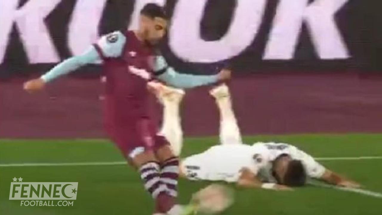 Le dribble déroutant de Said Benrahma qui blesse un adversaire ! (Vidéo)