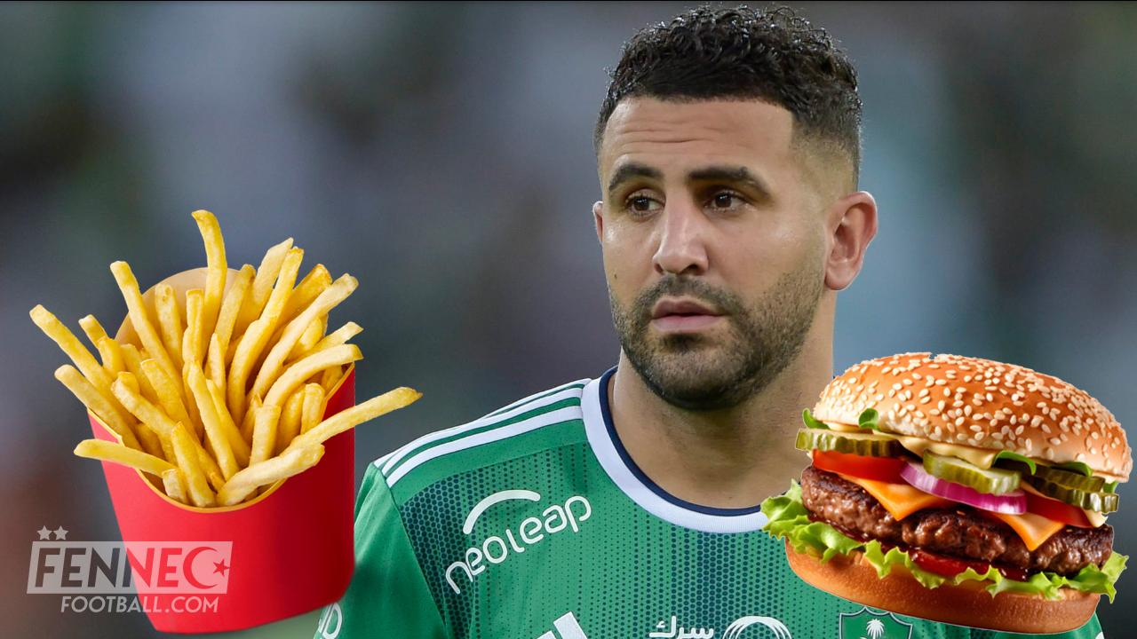 Pas de régime ? Une photo de Riyad Mahrez dans un fast-food fait sensation