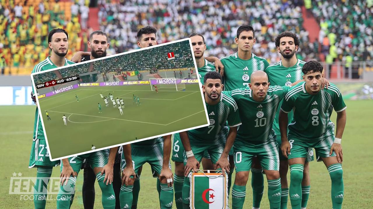Sénégal - Algérie : la magnifique passe décisive de Riyad Mahrez traduite par le but de Chaibi (Vidéo)